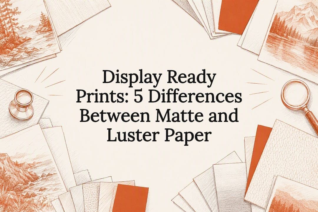 Display Ready Prints: 5 Differences Between Matte and Luster Paper